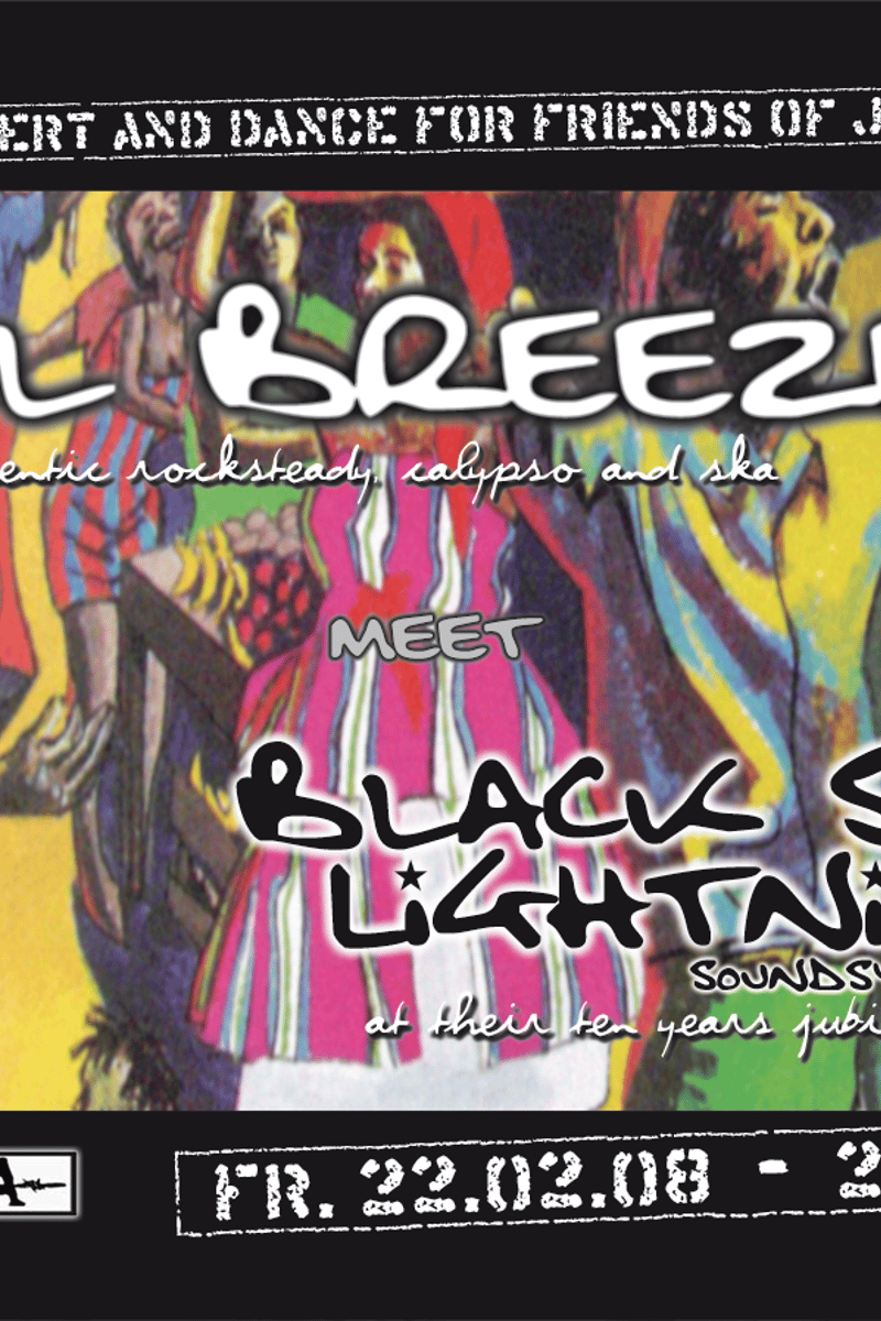 meet, Cool Breeze finest authentic rocksteady, calypso and ska, Concert and dance for friends of Jamaican music, Black Star Lightning Soundsystem, Cool Breeze - at La Casa - Berlin - Feb 22, 2008