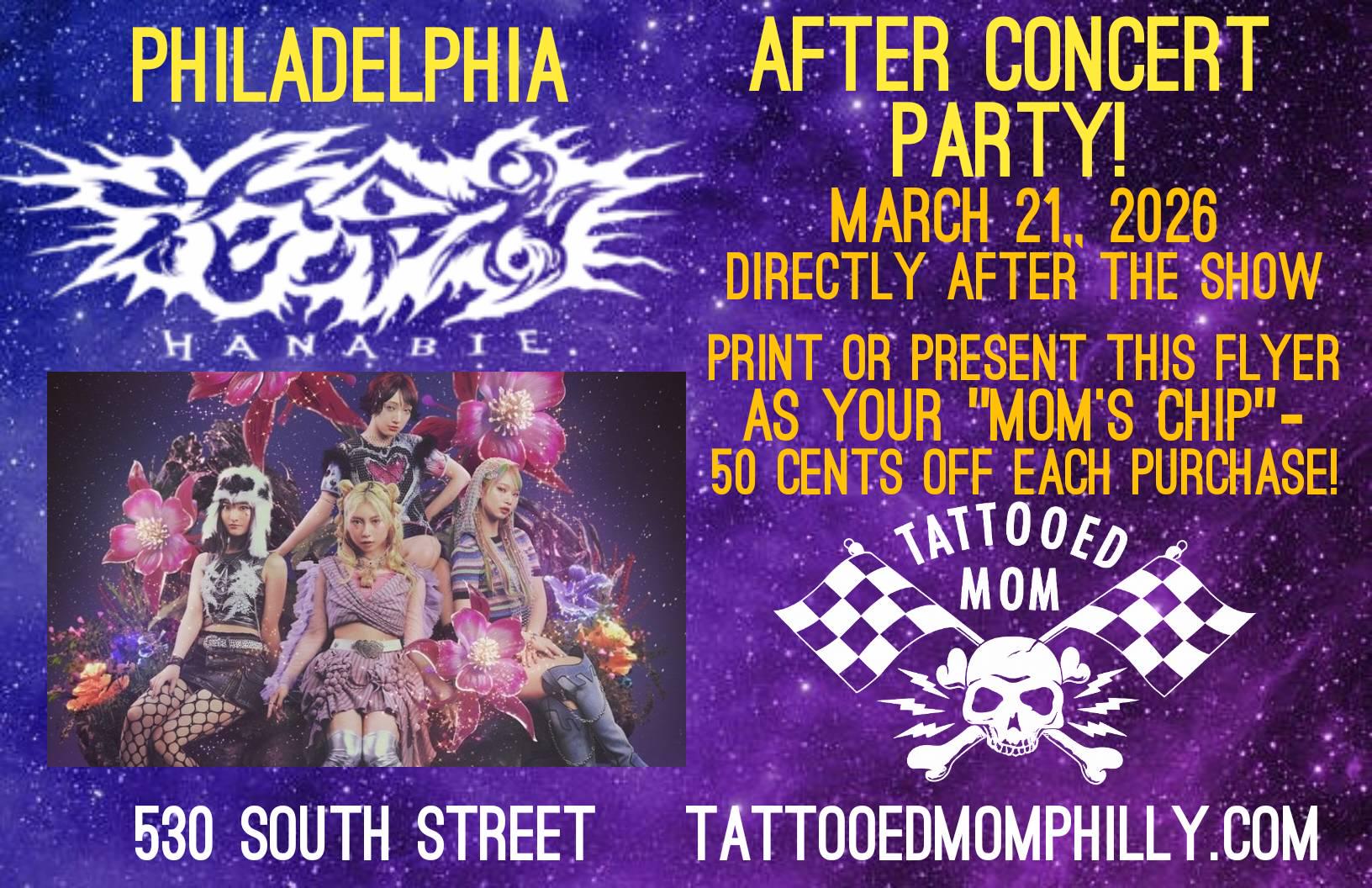 Hanabie - at Tattooed Mom - Philadelphia, PA - Mar 21, 2026