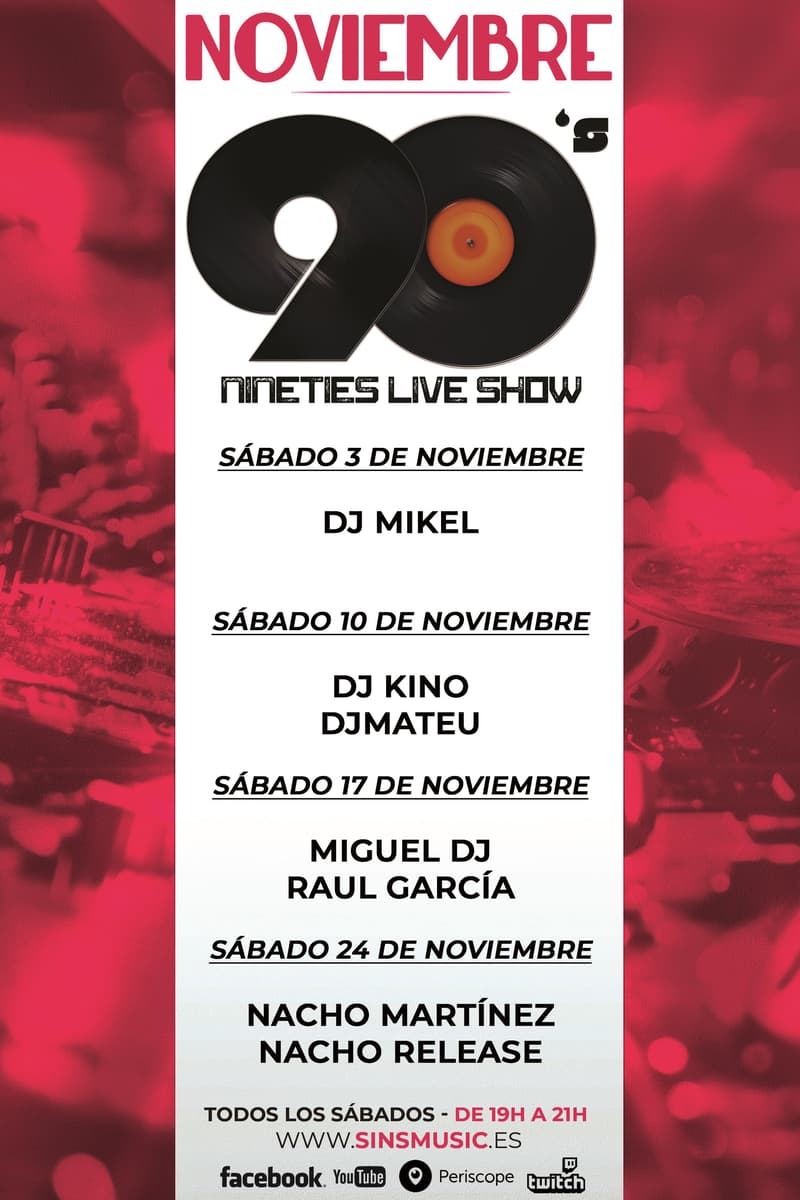 Nacho Release, DJ Mikel, DJ Kino, Miguel DJ, Raul García