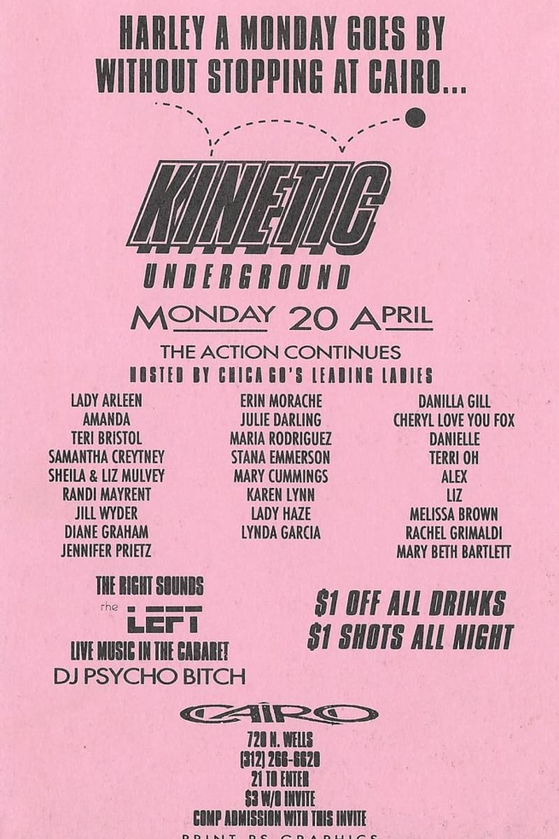 DJ Psycho Bitch, The Left - at Cairo - Chicago, IL - Apr 20, 1998
