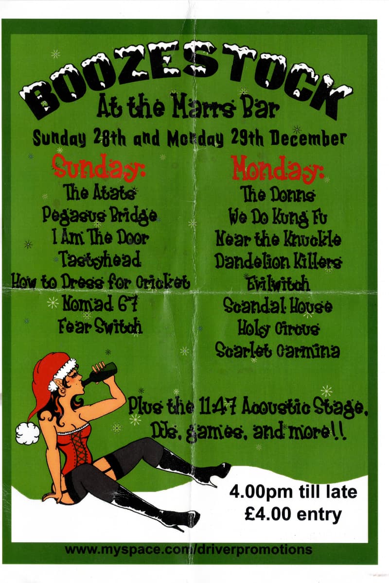 We Do Kung Fu, Tastyhead, I Am The Door, Holy Circus, Near the Knuckle - at Marrs Bar - Dec 28, 2008