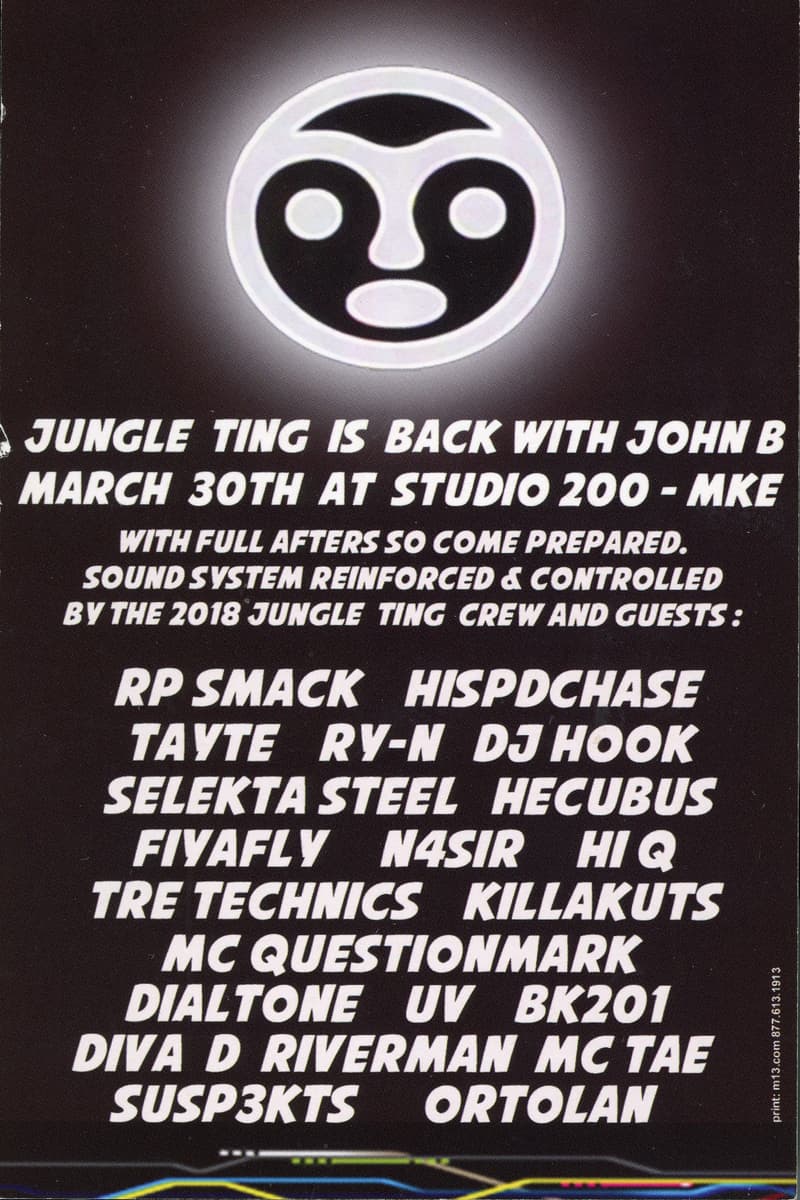 Ry-N, MC Questionmark, Selekta Steel, Killakuts, Ortolan - Milwaukee, WI - Mar 30, 2018