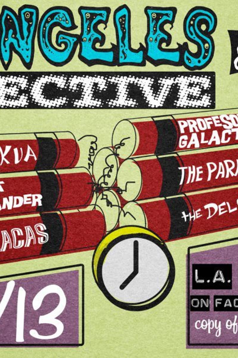 The Paranoias, The Delirians, Albert Alexander, 8 Kalacas, Profesor Galactico - Los Angeles, CA - Jan 29, 2013