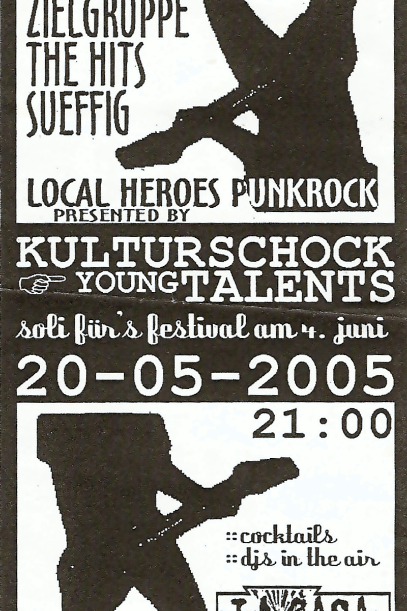 :: cocktails, :: djs in the air, The Hits, Zielgruppe, soli für's festival am 4. juni - at La Casa - Berlin - May 20, 2005