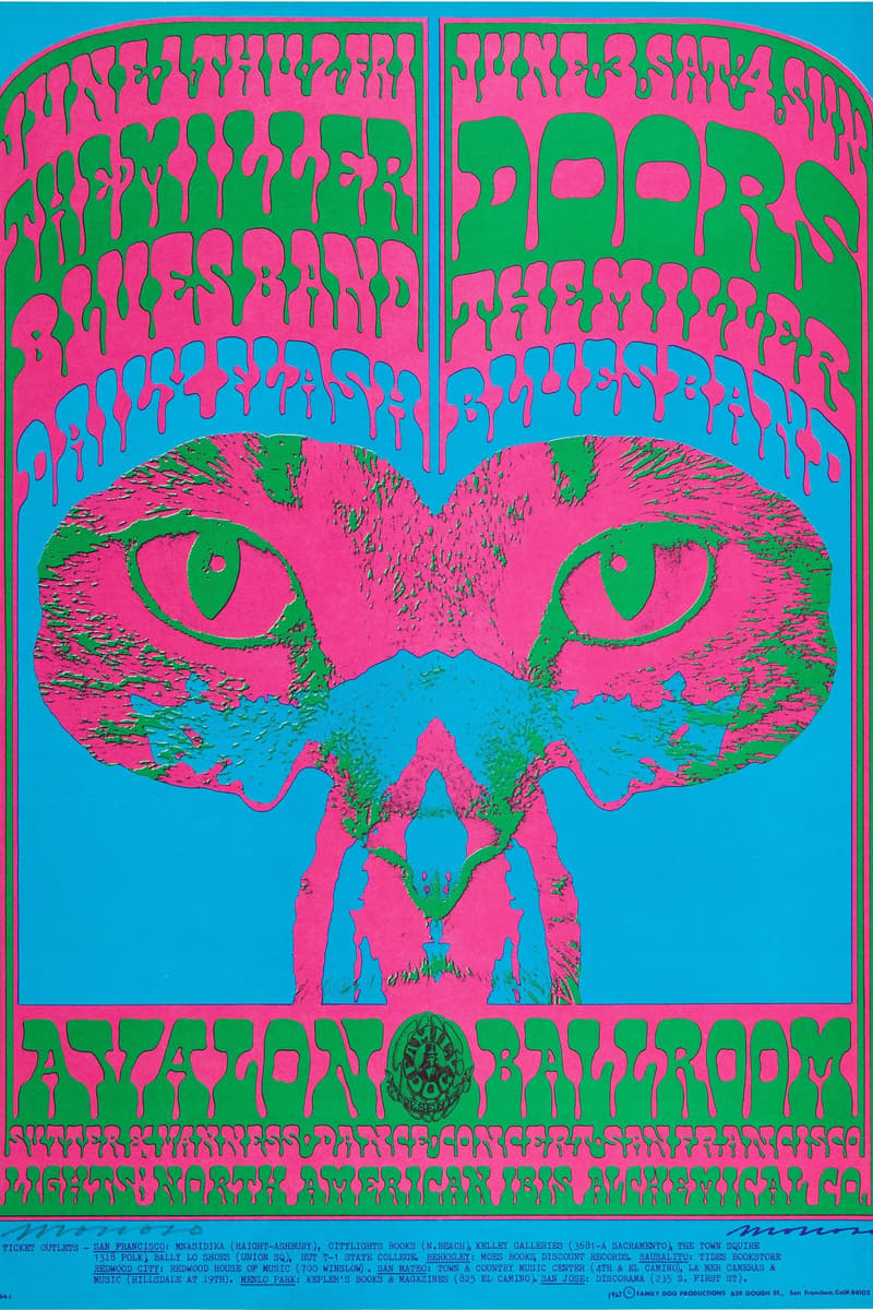 The Doors, The Miller Blues Band (listed on both nights), The Miller Blues Band - at Avalon Ballroom - San Francisco, CA