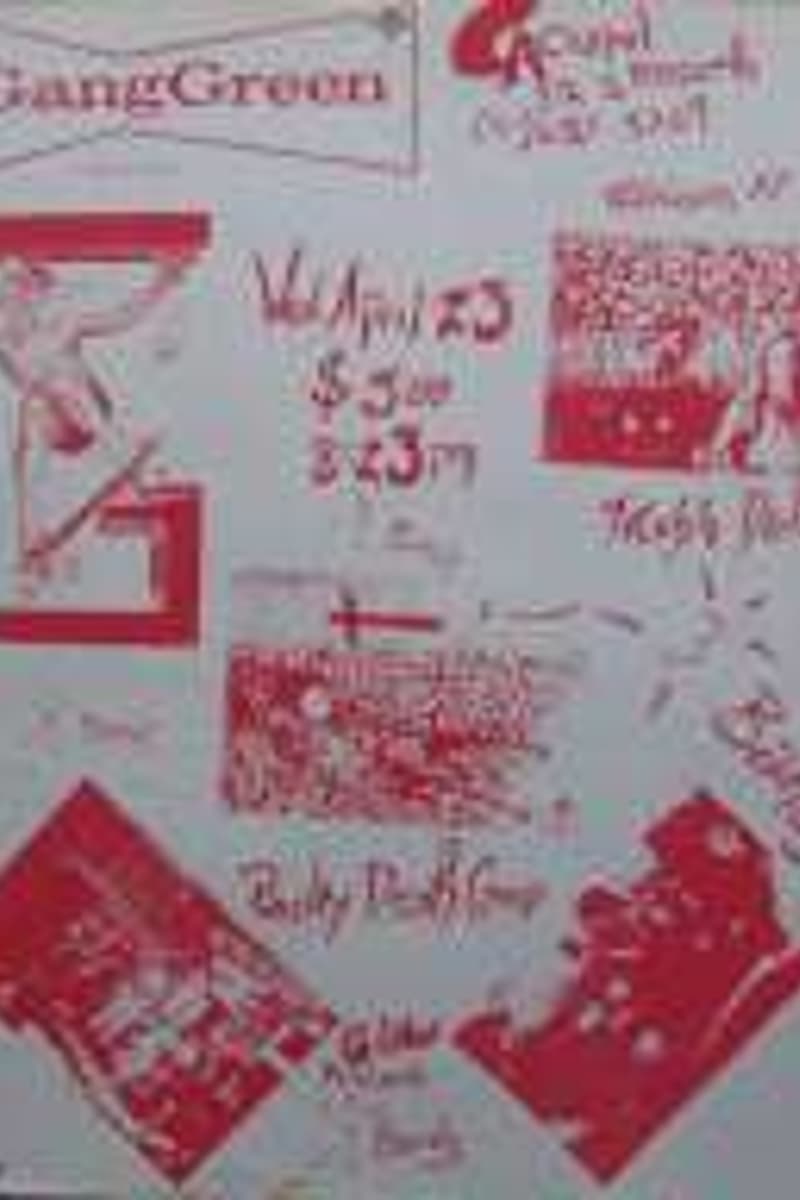Gang Green, Other, Guilty Party Group, Throbbing Gristle's, Gruel - Apr 23, 1986