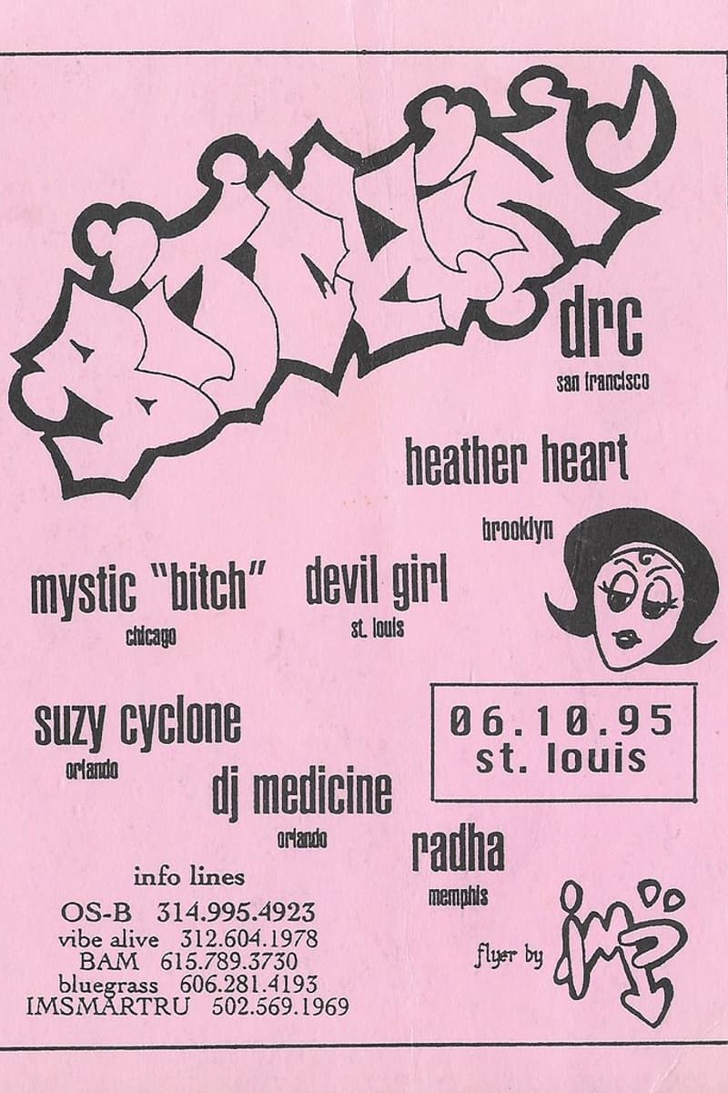Suzy Cyclone, Radha, DRC, Heather Heart, DJ Medicine - St. Louis, MO - Jun 10, 1995