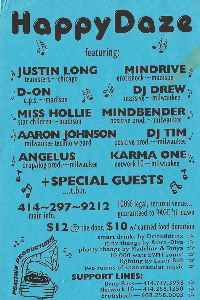 Miss Hollie, DJ Drew, Karma One, MINDBENDER, DJ Tim - Milwaukee/Madison, WI
