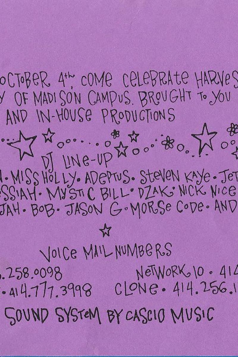 Jedidiah the Messiah, Morse Code, Karma One, Dzak, Steven Kaye - Madison, WI - Oct 4, 1997
