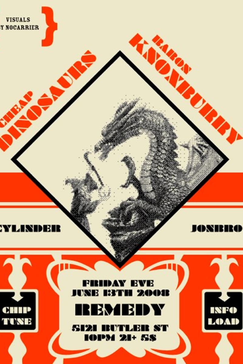 8Cylinder, Baron Knobburry, Cheap Dinosaurs, Jonbro - at Remedy - Pittsburgh, PA - Jun 13, 2008