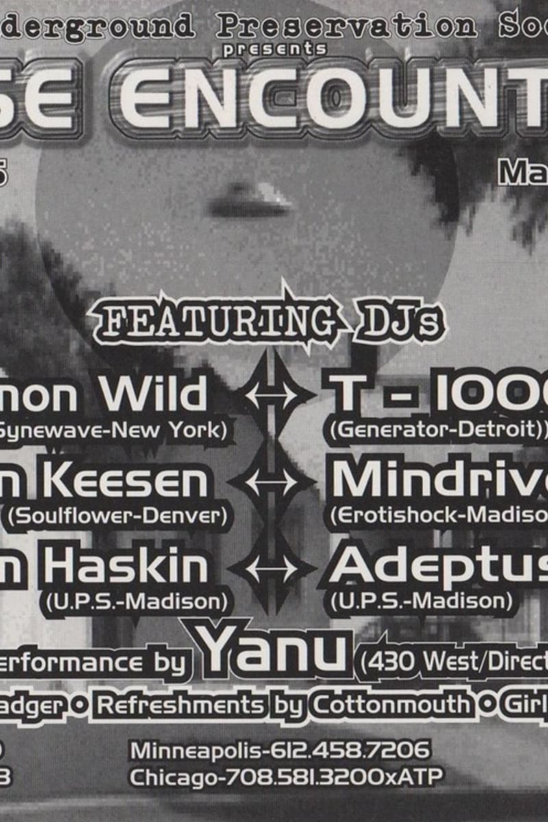 YANU, John Keesen, Damon Wild, T-1000, Mindrive - Madison, WI - Jul 8, 1995