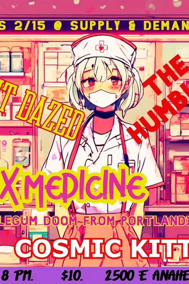 The Humblers, Fox Medicine, COSMIC KITTEN, Light Dazed - at Supply & Demand LBC - Long Beach, CA - Feb 15, 2024