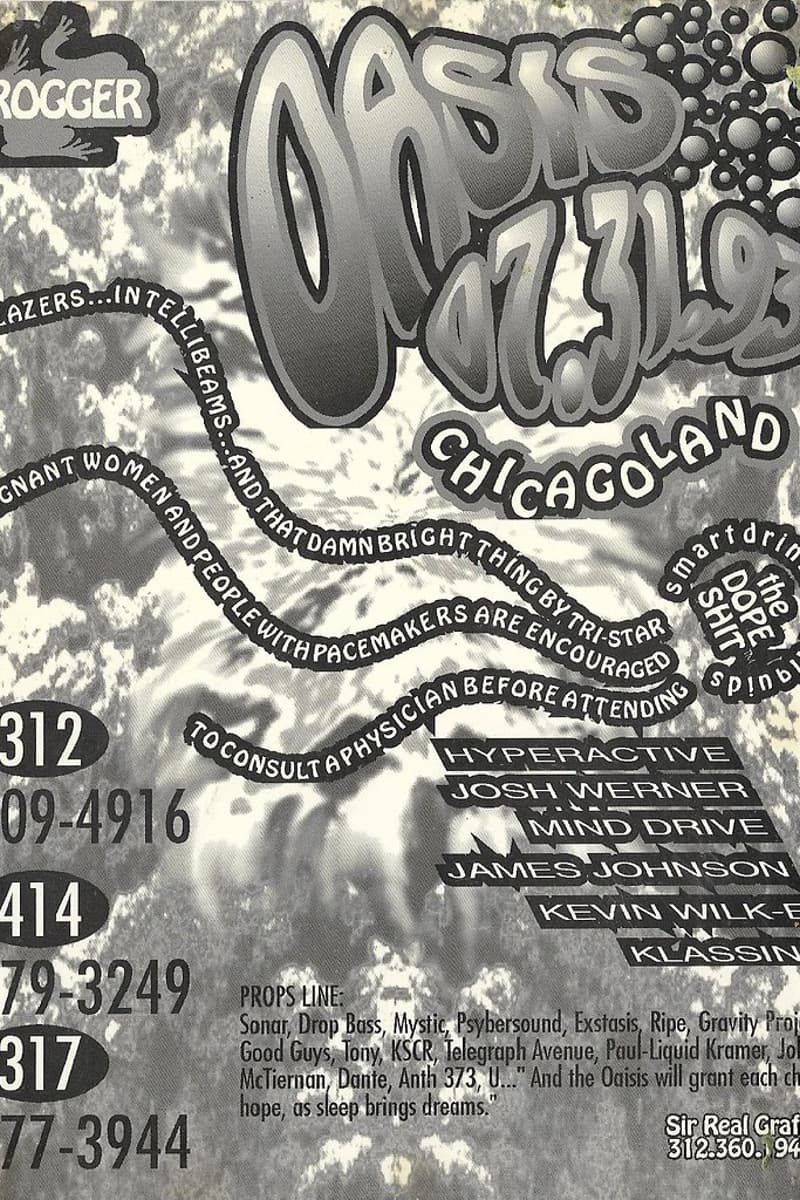 James Johnson, Josh Werner, Klassing, Hyperactive, Mind Drive - at Oasis - Chicagoland, IL - Jul 31, 1993