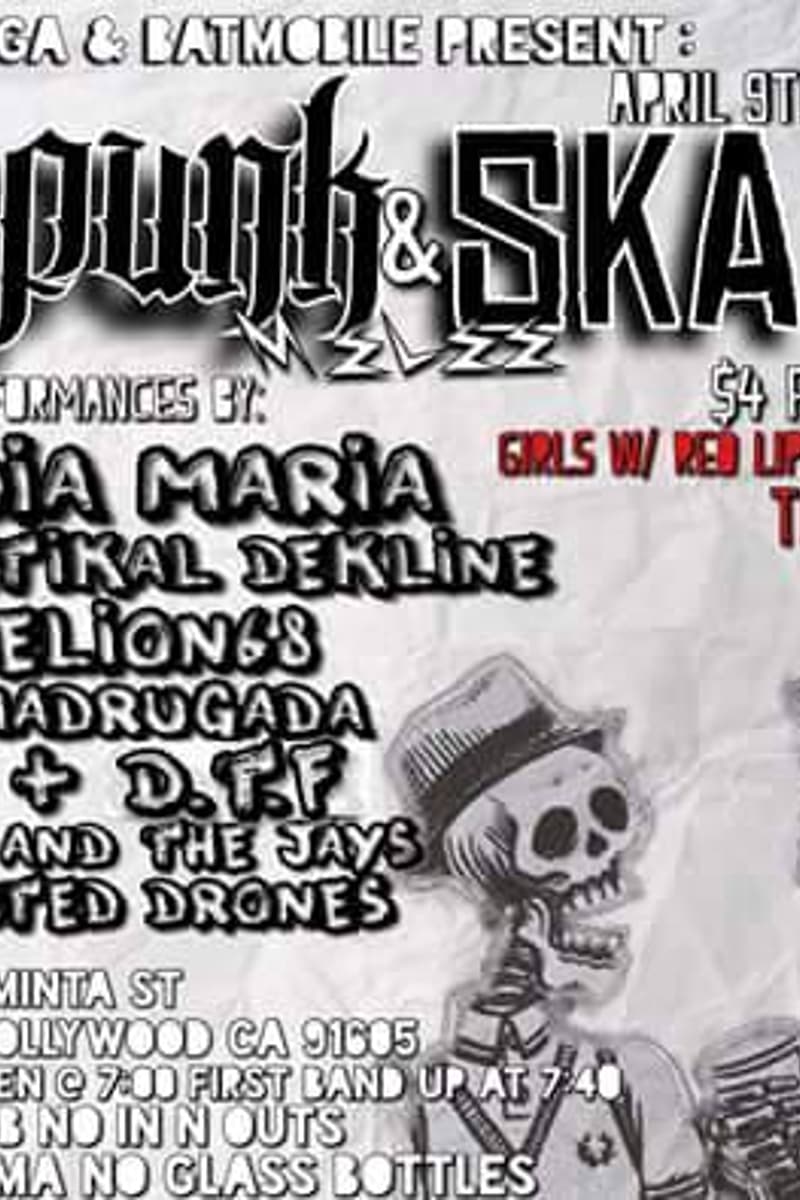 D.T.F, Rebelion68, CXA, Defected Drones, India Maria - North Hollywood, CA - Apr 9, 2016