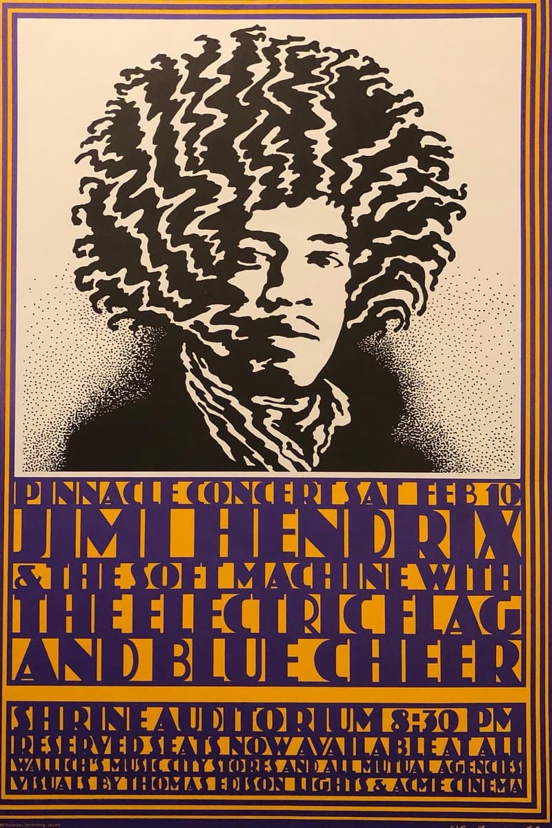 Blue Cheer, The Electric Flag, The Soft Machine, Jimi Hendrix - at Shrine Auditorium - Los Angeles, CA
