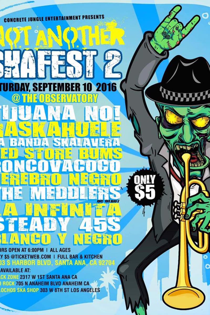 La Infinita, Roncovacoco, Cerebro Negro, Blanco Y Negro, Steady 45s - at The Observatory - Santa Ana, CA - Sep 10, 2016