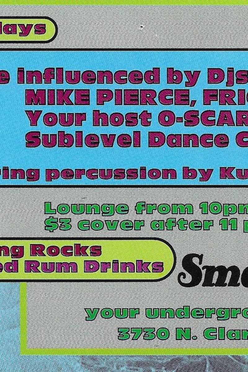 Mike Pierce, Frique, O-SCAR, Kurt Stevens, Sublevel Dance Collective - at Smart Bar - Chicago, IL