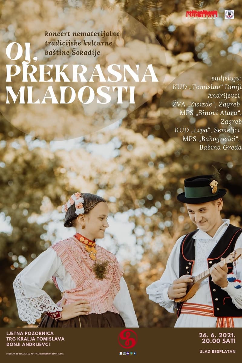 MPS "Babogredci" Babina Greda, KUD "Tomislav" Donji Andrijevci, ŽVA "Zwizde" Zagreb, MPS "Sinovi Atara" Zagreb, KUD "Lipa" Semeljci - at Ljetna Pozornica Trg Kralja Tomislava - Donji Andrijevci - Jun 26, 2021