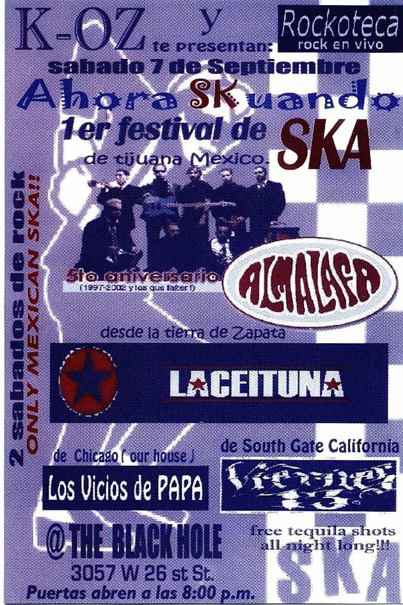 La Ceituna, Viernes 13, Almalafa, Los Vicios de Papa - at The Black Hole - Chicago, IL - Sep 7, 2002