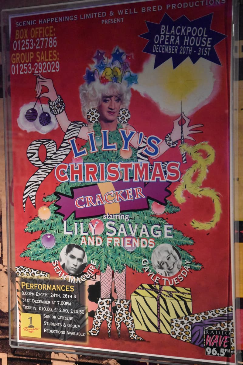Sean Maguire, Gayle Tuesday, Lily Savage - at Blackpool Opera House - Blackpool