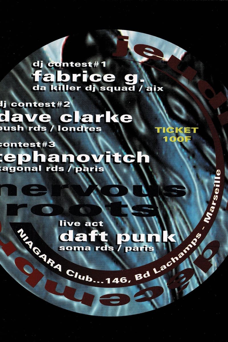 Dave Clarke, Daft Punk, Nervous Roots, Stephanovitch, Fabrice G. - at Niagara Club - Marseille