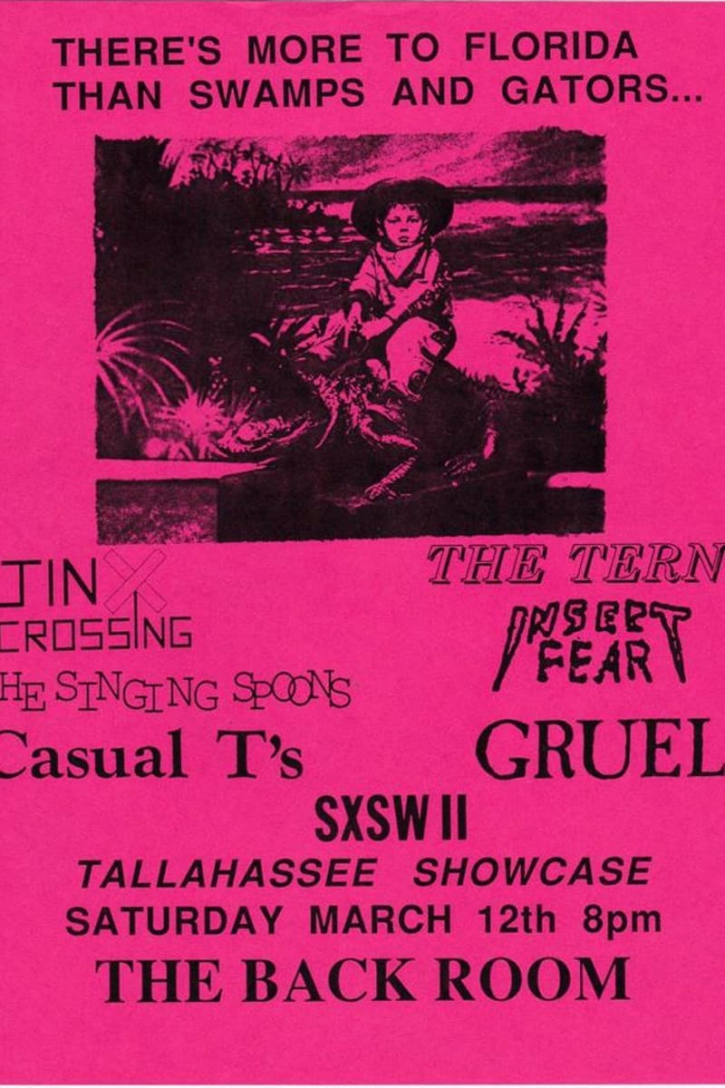 Casual T's, Jinx Crossing, The Terns, Insert Fear, Gruel - at The Back Room - Tallahassee, FL