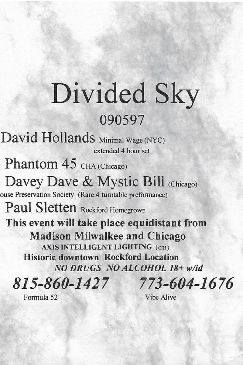 Phantom 45, Davey Dave & Mystic Bill, David Hollands, Paul Sletten - at Historic downtown Rockford Location - Rockford, IL - Sep 5, 1997