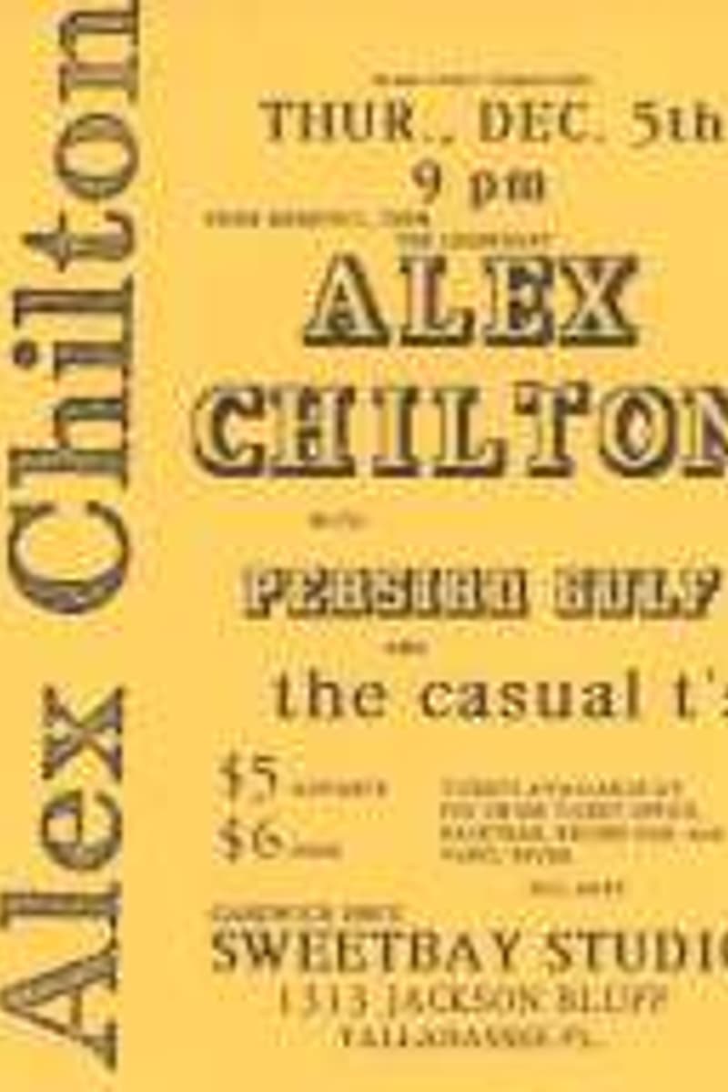 Alex Chilton, The Casual T's, Persian Gulf - at Sweetbay Studio - Tallahassee, FL - Dec 5, 1991