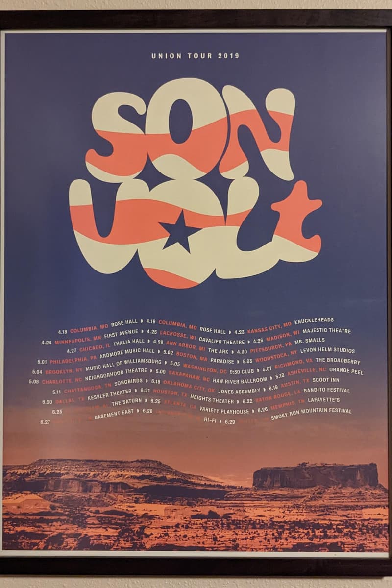 Son Volt - at Multiple venues (tour poster) - Multiple cities, Multiple states