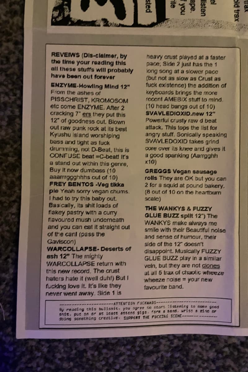 THE WANKYS, ENZYME, Kromosom, FUZZY GLUE BUZZ, Pisschrist
