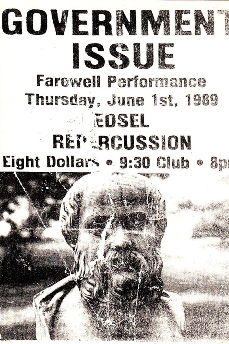 Repercussion, Government Issue, Edsel - at 9:30 Club - Washington, DC - Jun 1, 1989