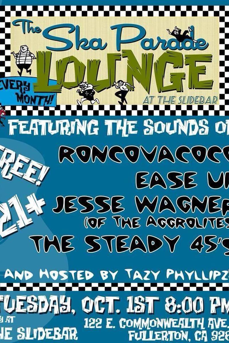 Roncovacoco, Ease Up, Jesse Wagner (of The Aggrolites), The Steady 45's - at The Slidebar - Fullerton, CA - Oct 1, 2013
