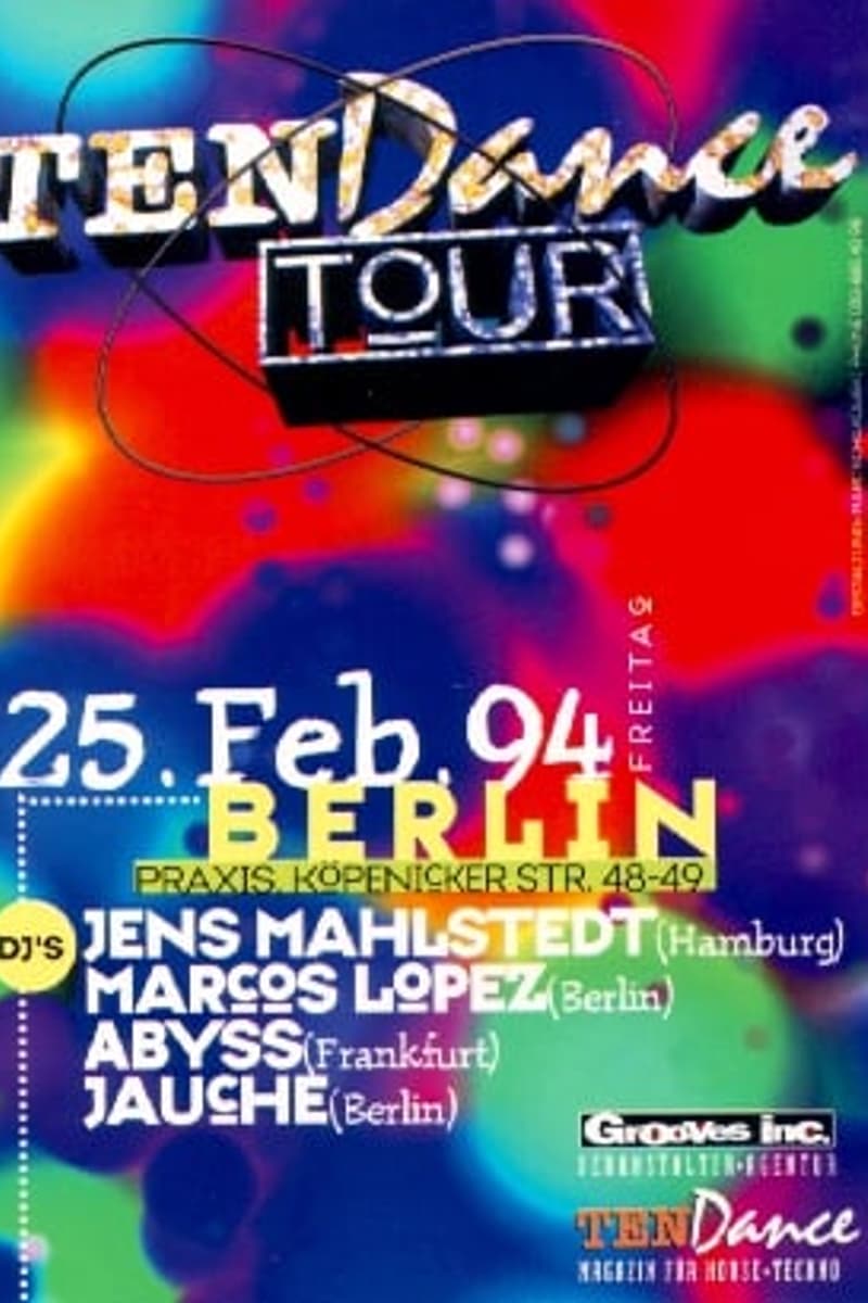 Marcos Lopez, Abyss, Jauche, Jens Mahlstedt - at Praxis - Berlin - Feb 25, 1994
