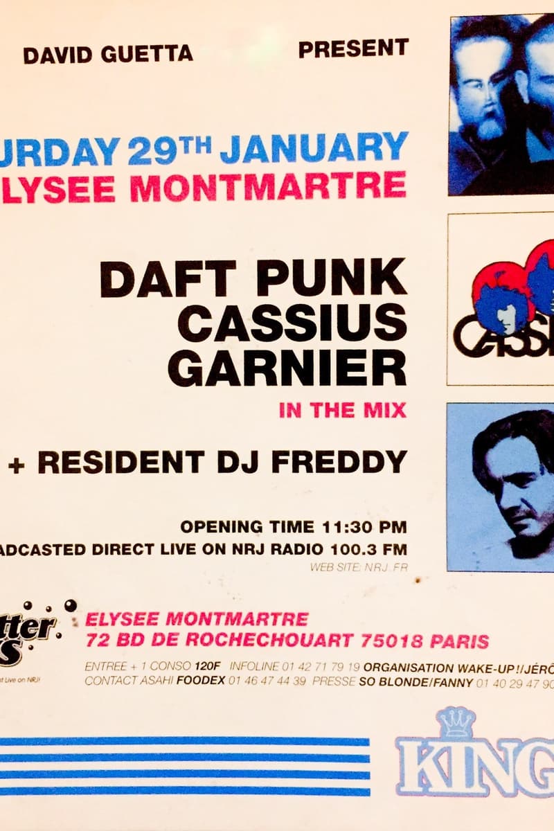 Daft Punk, DJ Freddy, Garnier, Cassius - at Elysee Montmartre - Paris