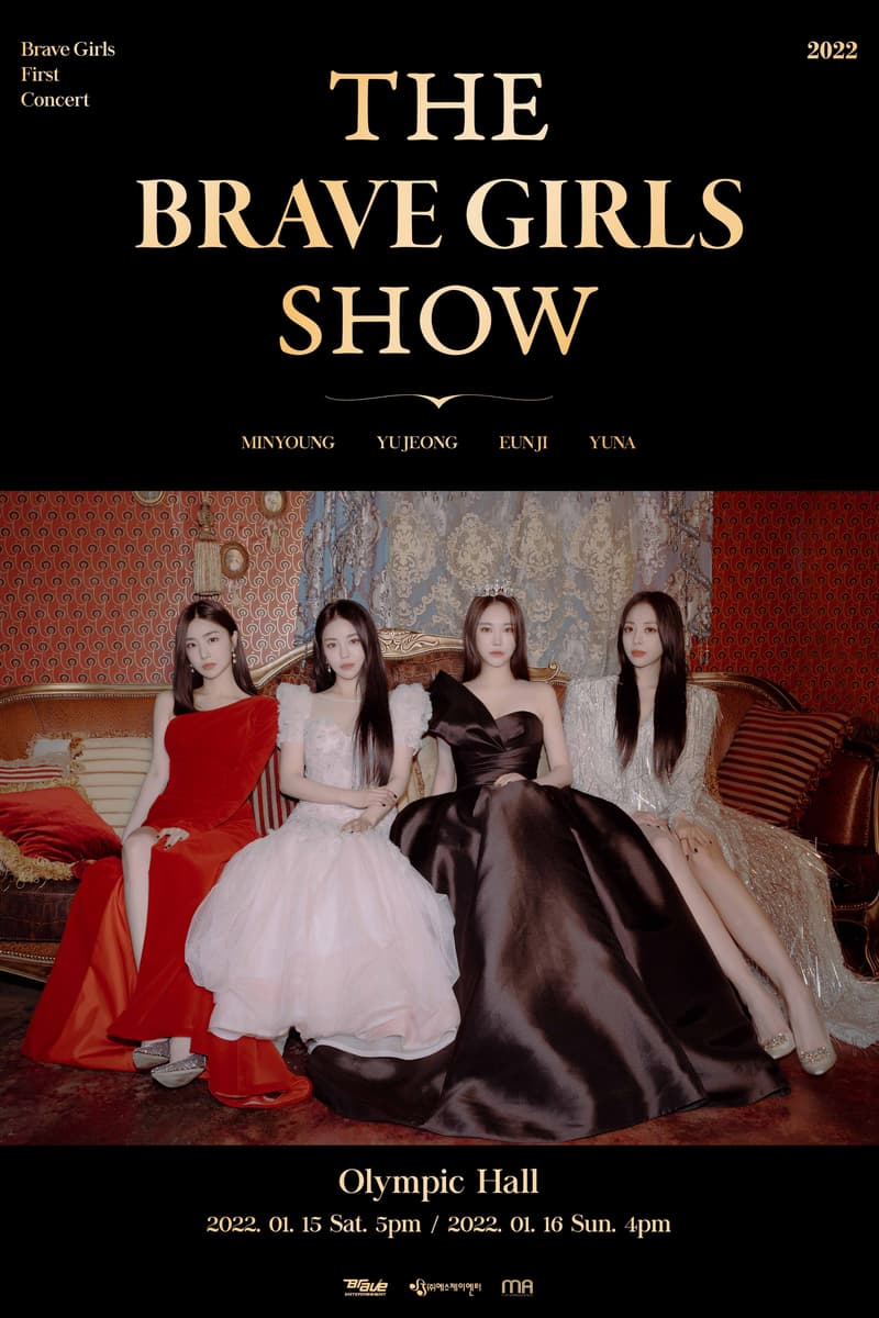 Eunji, Yujeong, Minyoung, Yuna, Brave Girls - at Olympic Hall - Seoul - Jan 15, 2022