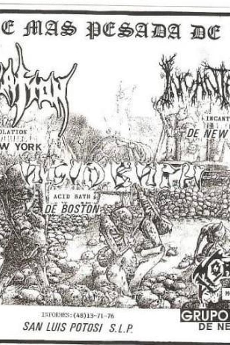 Immolation, Mortician, Incantation, Acid Bath - San Luis Potosí, S.L.P. - Feb 3, 1995
