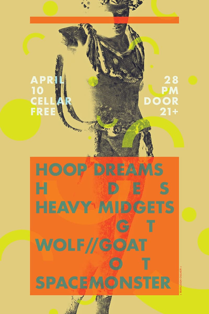 Spacemonster, Hoop Dreams, Heavy Midgets, Wolf//Goat - at Cellar