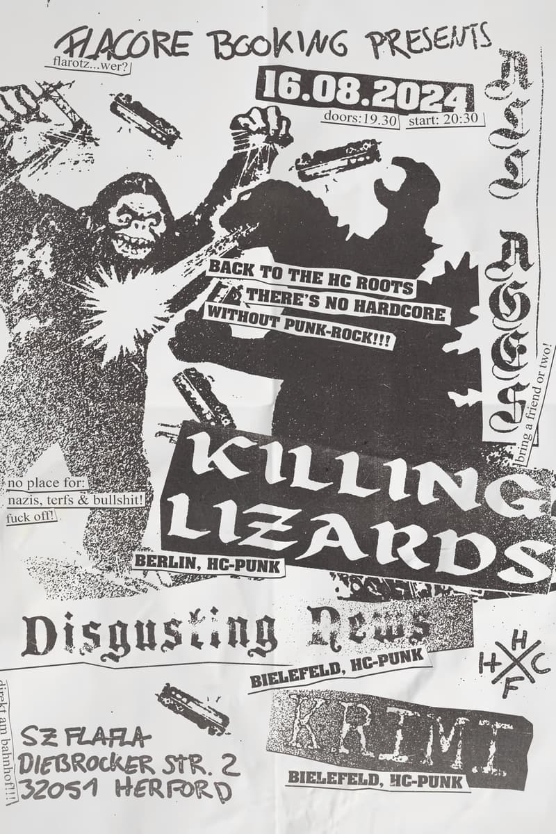 Disgusting News, Killing Lizards, Krimi - at SZ Flafla - Herford - Aug 16, 2024