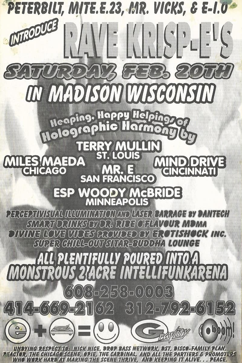 Terry Mullin, Miles Maeda, Mr. E, Mite.E.23, Mr. Vicks - at Intellifunk Arena - Madison, WI