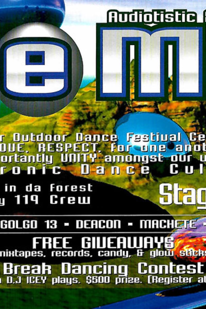 Terry Mullan, Thomas Michael, Golgo 13, Heretic, DJ Noah - at Angeles National Forest - Los Angeles County, CA - Aug 23, 1997