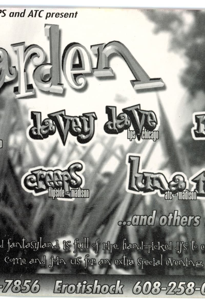 Wickett, Luna 11, Davey Dave, Shy, Creeps - at The Garden - Madison, WI - Aug 9, 1996