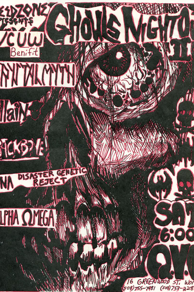 DNA Disaster Genetic Reject, Alpha Omega, Backbite, Crystal Myth, Villain - at QVG - Worcester, MA
