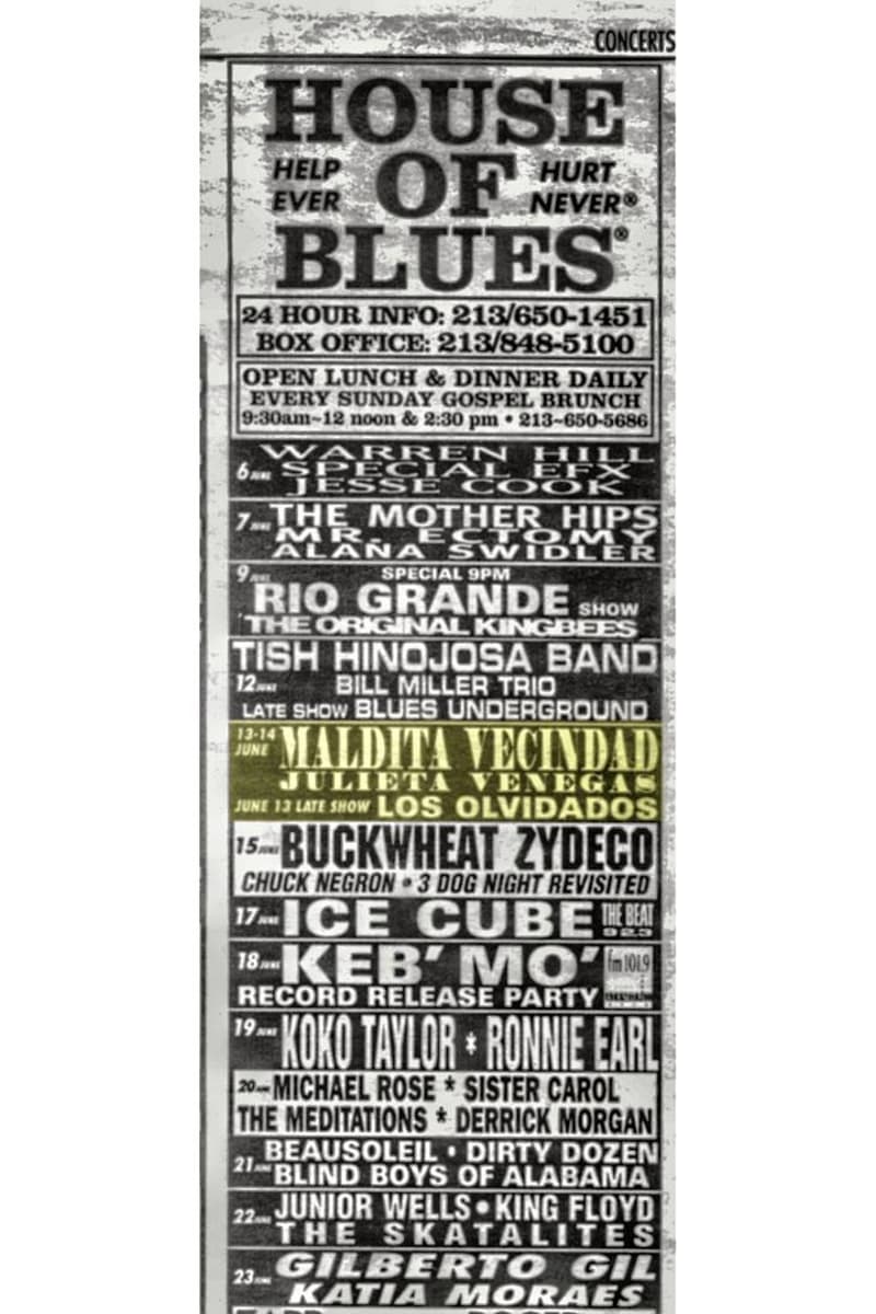 Ronnie Earl, Julieta Venegas, Sister Carol, The Skatalites, Mr. Ectomy - Los Angeles, CA