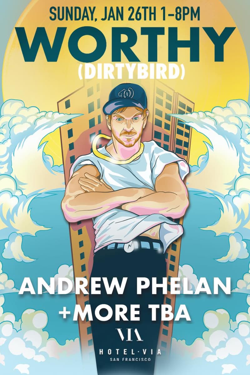Andrew Phelan, Worthy - at Hotel Via - San Francisco, CA - Jan 26, 2025