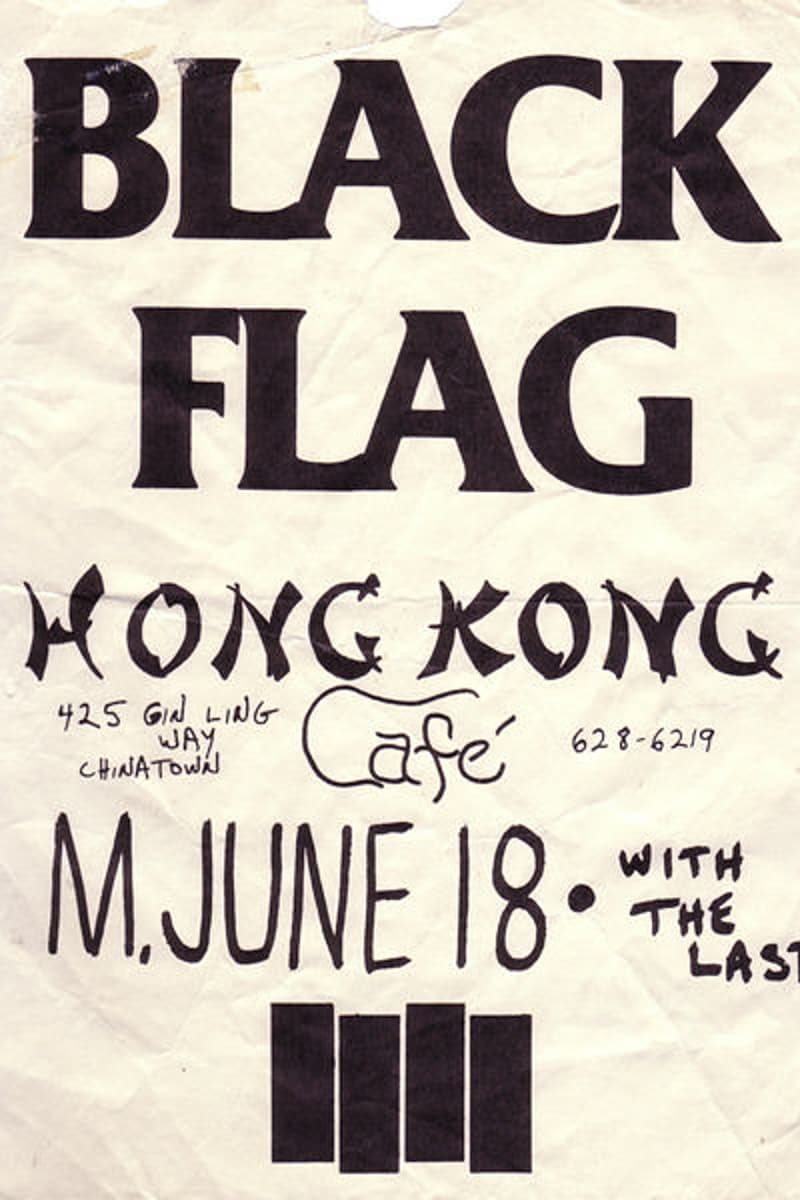 The Last, Black Flag - at Hong Kong Cafe - Los Angeles, CA