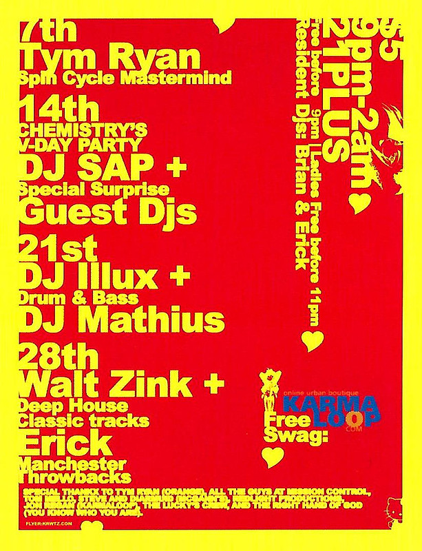 Walt Zink, DJ Illux, DJ SAP, DJ Mathius, Tym Ryan - at Chemistry