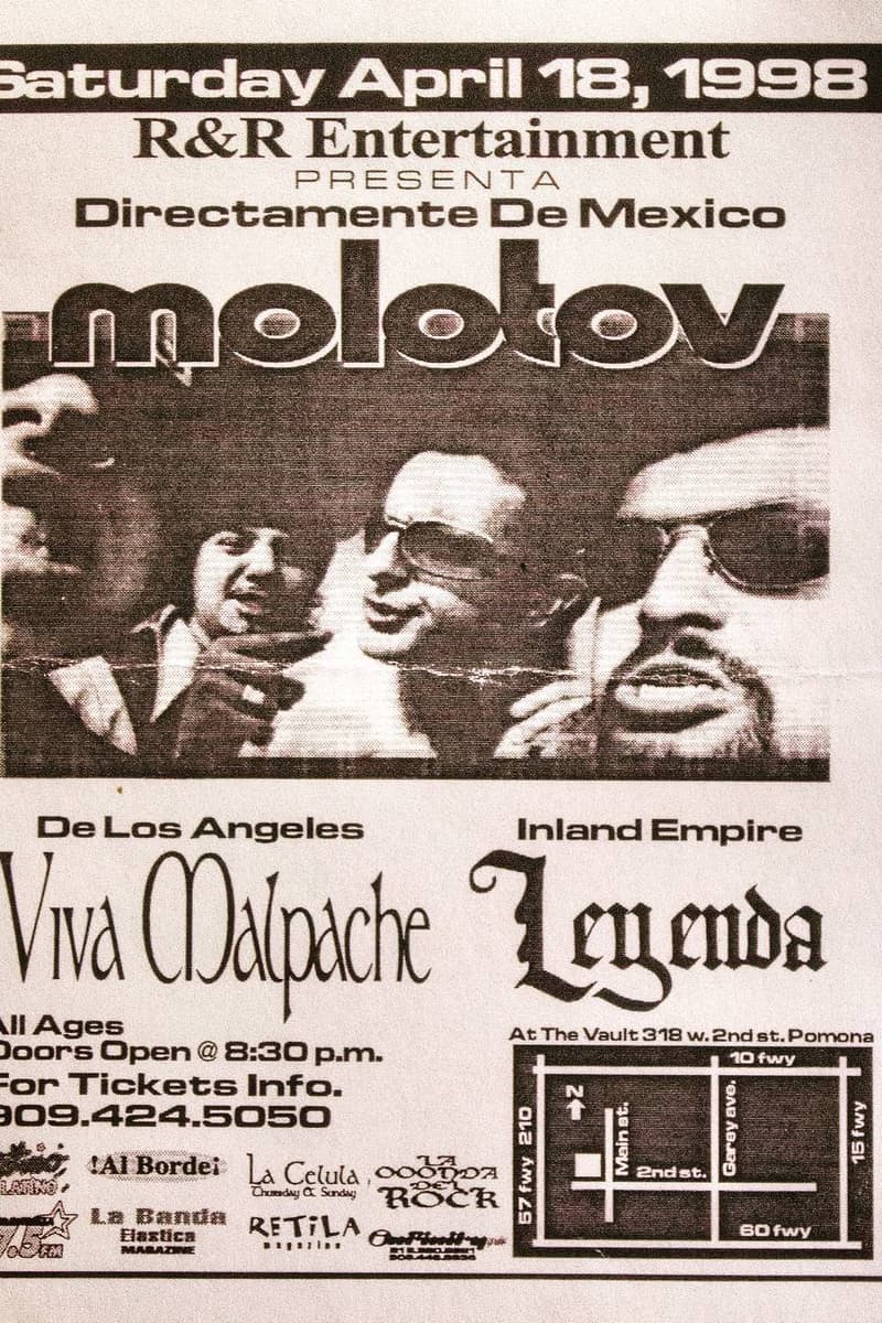 Molotov, Viva Malpache, Leyenda - at The Vault - Pomona, CA - Apr 18, 1998