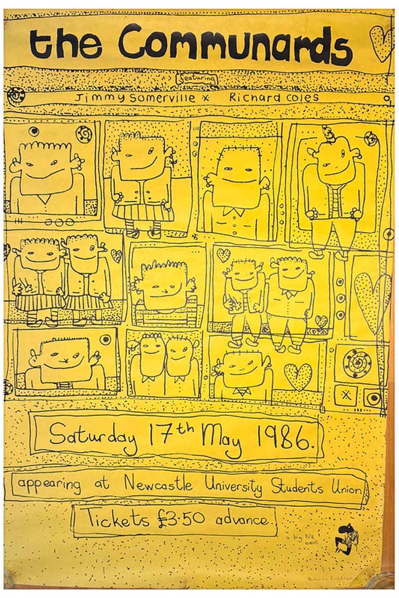 Richard Coles, Jimmy Somerville, The Communards - at Newcastle University Students Union - Newcastle - May 17, 1986