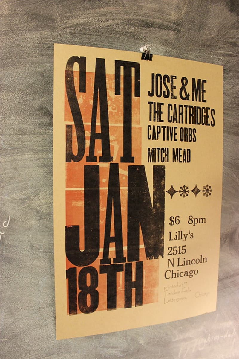 Captive Orbs, Mitch Mead, The Cartridges, Jose & Me - at Lilly's - Chicago, IL
