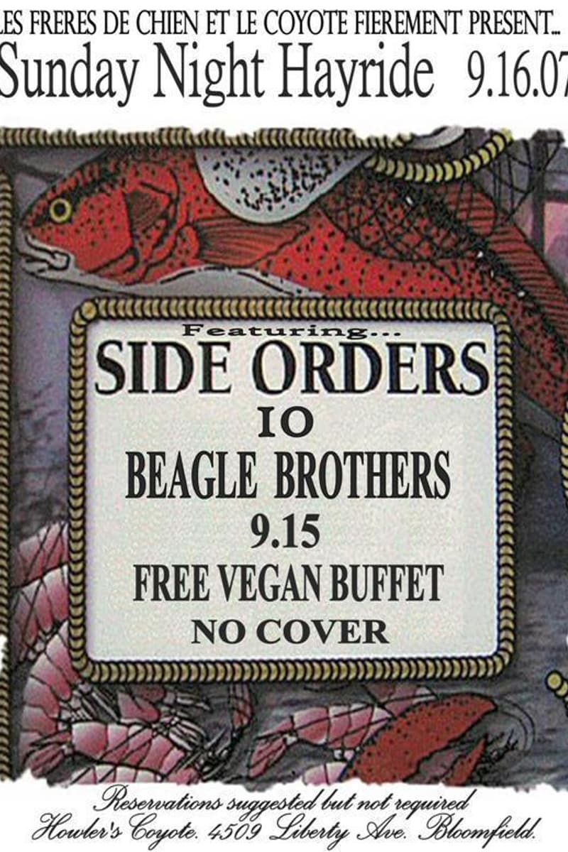 Side Orders, Beagle Brothers - at Howler's Coyote - Bloomfield - Sep 16, 2007
